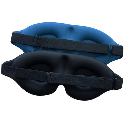 3D Black Sleep Mask for Travel and Relaxation