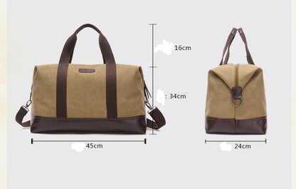 Canvas Crossbody Bag, Travel Bag, Sports Bag